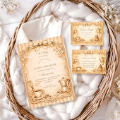 Coffee Lover Baby Shower Serviette