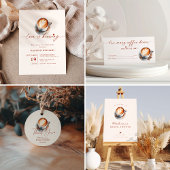 Blumencoffee Themed Brautparty Runder Aufkleber