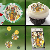 Vintager Urwald der amerikanischen Weibchen Fliese