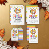 Farbenfrohe festliche kleine Türkei Babydusche Pappbecher