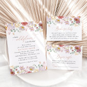 Farbenfrohe Blume, Wildblumen, Babydusche Willkomm Acrylschild