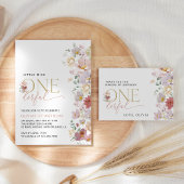 Farbige Blume, Wildblumen, erster Geburtstag Wimpelkette