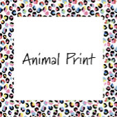 Personalisierte Tierdruckabfrage Mini-Zwischenabla Mini Klemmbrett