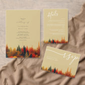 Ein Märchen "Happiy Ever After": Hochzeit im Herbs Serviette (Personalisiere diese Kollektion eines unabhängigen Creators.)