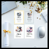 Abschluss in Informatik und Informationstechnologi Runder Aufkleber