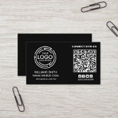 Einfache Verbindung mit QR Code Business Visitenkarte
