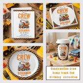Crew Dump Truck Boy 2. Geburtstag Button