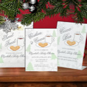 Cookies & Cocoa Baby Shower Recipe Begleitkarte