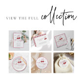 Chic Coquette Cherry am oberen Brautparty Pappteller