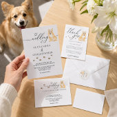 Drink Corgi Dog Willkommen bei der Hochzeit Pappbecher