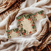 Cottage Garden Strawberry Bridal Shower Einladung