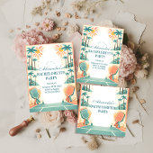 Country Club Pickleball Bachelorette Runder Aufkleber