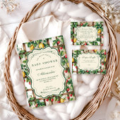 Country Fruit Garden Baby Shower Serviette