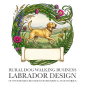 Labrador-Hundeführer-Trainer Aufkleber