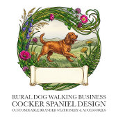 Cocker Spaniel Hundeausführer T-Shirt mit individu