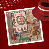 Cowboy Boot Christmas Geschenkpapier
