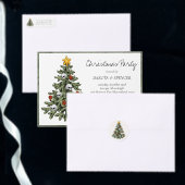 Moody Merry Christmas | Dark Midnight Aquamarin Tr Satinband