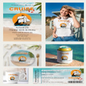 Cruise Party 40 Geburtstagsparty BOARDING PASS