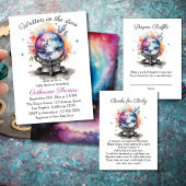 Celestial Crystal Ball Astrology Babydusche Pappteller