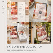 Bäckerei individuelles Logo Foto QR-Code Werbearti Flyer