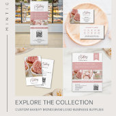 Bakery Custom Monogram Logo QR Flyer