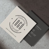 Moderne Logo weiß schwarz QR-Code Kleidungsanhänge