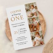 Modern Foto Script Birthday Dankeskarte