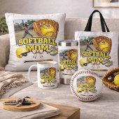 Benutzerdefinierte Softball-Mama-Fotocollage Tasche