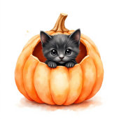 Halloween "Here for Candy" Herz-Aufkleber