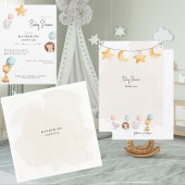 Personalisierter neutraler einfacher Duschcocktail Serviette