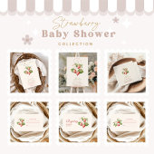 Niedliche Berry Sweet Baby Shooting Note for Baby Begleitkarte