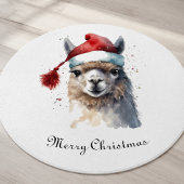 Niedliche Weihnachten Alpaca, Brauch Button