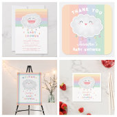 Cloud Raindrops Babys sind Sweet Leckerei Baby Sho Acrylschild