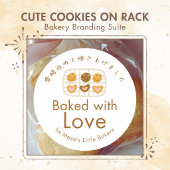 Süßes Cookie auf dem Backregal Treueprogramm Visitenkarte