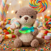 Geburtstagsjunge | Blauer und grüner Teddybär Button