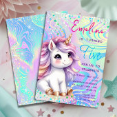 Magisches Einhorn Regenbogen Geburtstagsfeier  Pappbecher