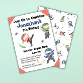 Niedliches Ninja Warrior Kindergeburtstag Party Geschenkschachtel