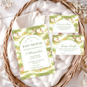 Storybook Farm Animals Diapper Raffle Begleitkarte