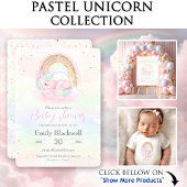 Unicorn Baby Duschpapier Teller