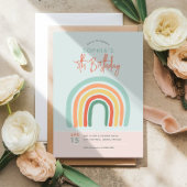 Mädchen Pink Boho Rainbow Kinder Fleecedecke