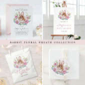 Watecolor Bunny und Pink Blume Frohes Osterfest Kaffeetasse