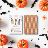 Niedliche Spooky Geister und Spinnen Erster Geburt Geschenktütchen