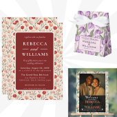 Tulpen-Blumen Traditionelle Hochzeitszeichen Acrylschild