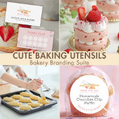 Cute Watercolor Whisk Pin Bread Care Instructions Dankeskarte