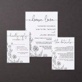 Dainty Elegance Song Request RSVP Card (Personalisiere diese Kollektion eines unabhängigen Creators.)