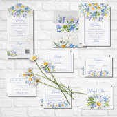 Field Blume Bouquet Save the Date Card
