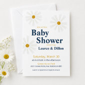Niedliche Scandi Daisy Papierplatte Pappteller