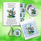 Funny Frog Themed Birthday Boy Kleinkind T-shirt