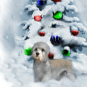 Dandie Dinmont Terrier Christmas Ripsband