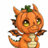 Orange BraunSchwarzer Farbverlauf Halloween Drache Serviette